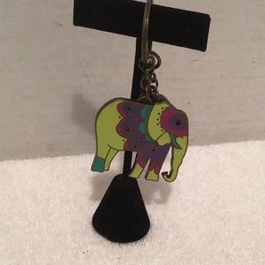 Sakroots Elephant Key Ring Purse Charm